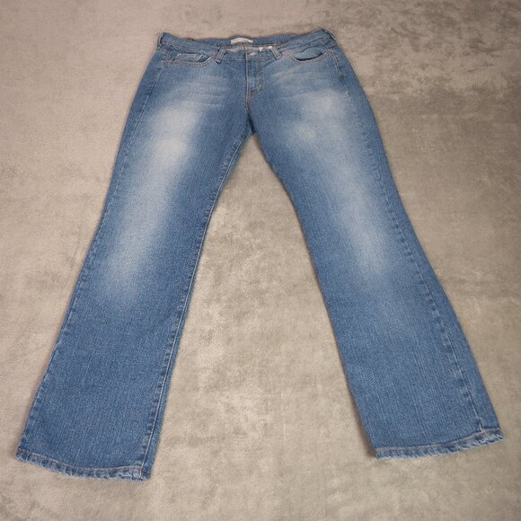 Levi’s 505 Women’s Straight Leg Jeans Size 10M Blue Denim Mid Rise Y2k Classic - Picture 1 of 16
